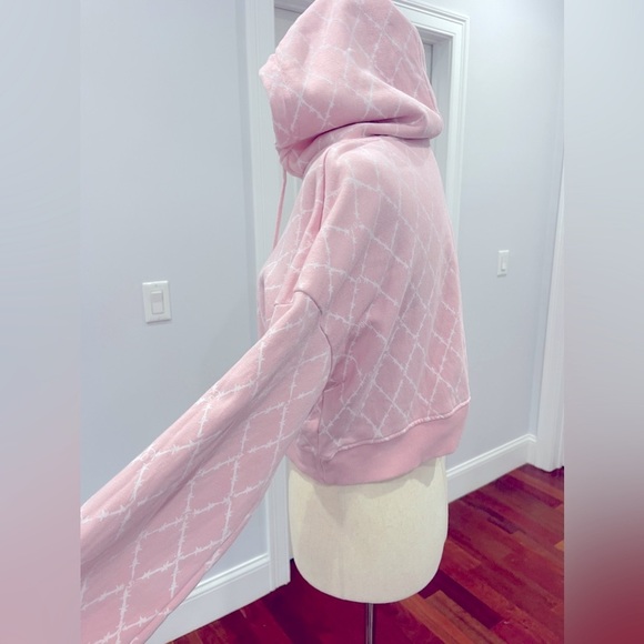 Roadies all over print hoodie in pink - Picture 9 of 10